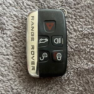 Range Rover Black Silver Key Fob
